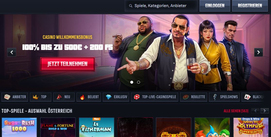 Hole dir den Willkommensbonus bei Mafia Casino
